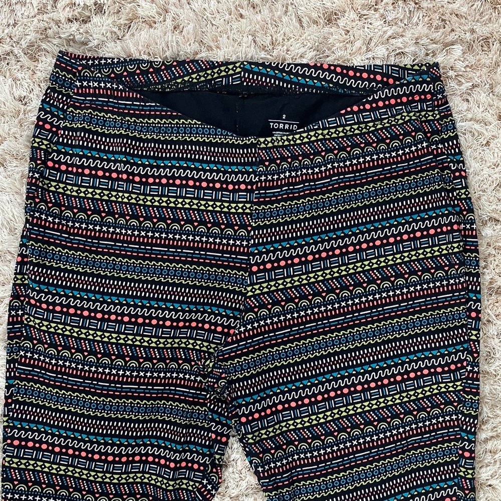 Torrid Multicolor Patterned Leggings - image 4
